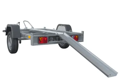 Remorque Moto Sans Plancher 1 Rail - UNITRAILER – Compacte et Légère 750 kg – photo 4