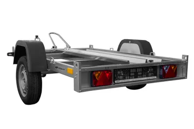 Remorque Moto Sans Plancher 1 Rail - UNITRAILER – Compacte et Légère 750 kg – photo 7