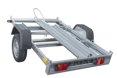 Remorque Moto Sans Plancher 1 Rail - UNITRAILER – Compacte et Légère 750 kg – photo 8