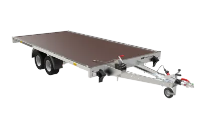 Remorque Plateau Basculante Porte-Voiture 400×200 - UNIPLAT 4020S P – 2700 kg