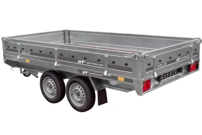 Remorque 2 Essieux Polyvalente 304×153 - UNITRAILER SOLID 300/2 – 750 kg – photo 5