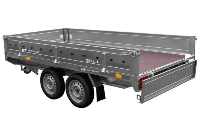 Remorque 2 Essieux Polyvalente 304×153 - UNITRAILER SOLID 300/2 – 750 kg – photo 6