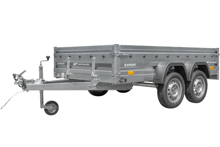 Remorque Professionnelle 2 Essieux 264×150 - UNITRAILER EXPERT 2615/2 – 750 kg
