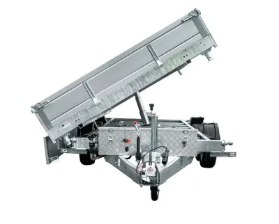 Remorque Benne Hydraulique 3 Essieux 400×200 - UNITRAILER TASKER 400/3C – 3500 kg – photo 6
