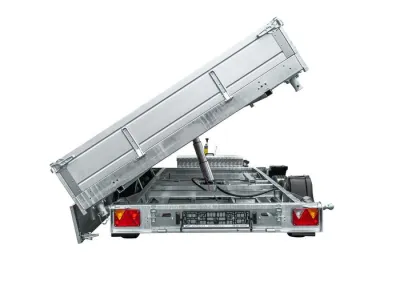 Remorque Benne Hydraulique 3 Essieux 400×200 - UNITRAILER TASKER 400/3C – 3500 kg – photo 7