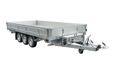 Remorque Benne Hydraulique 3 Essieux 400×200 - UNITRAILER TASKER 400/3C – 3500 kg – photo 9