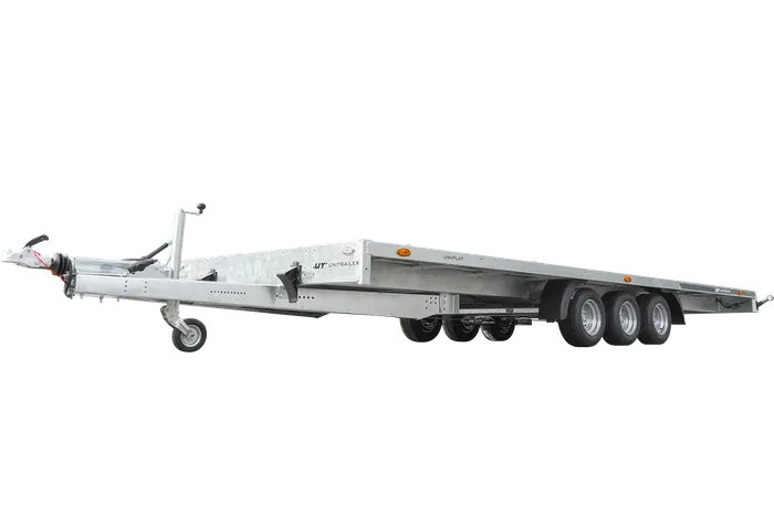 Dépanneuse Plateau 3 Essieux 600×215 - UNITRAILER UNIPLAT 600/3 S – 3500 kg