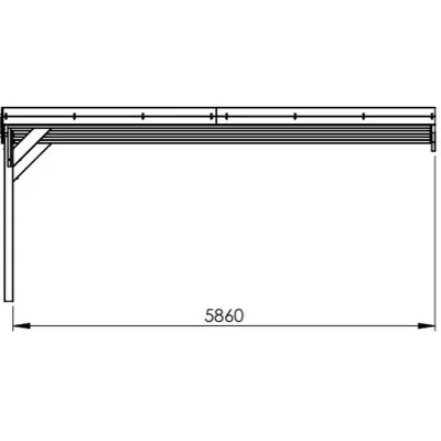 Carport Double Adossable Bois Forest Style VICTOR 29,9m² – 2 Voitures Pin FSC – photo 3