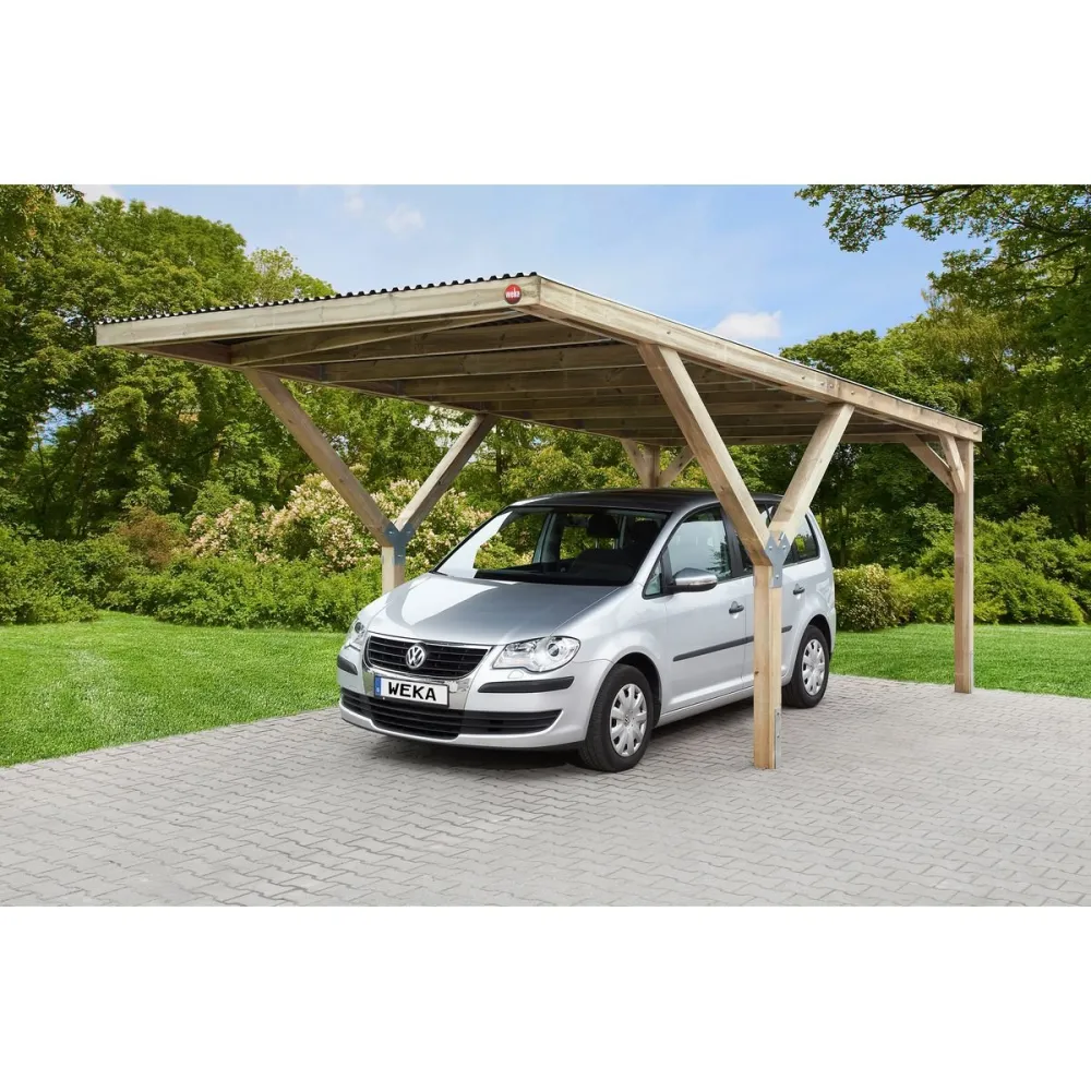Carport Bois WEKA Y 612 Simple 10,86m²
