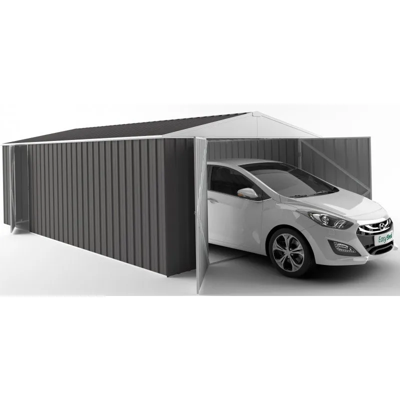 Garage Acier Zincalume EASYSHED 20,1m² Grande Hauteur – Longue Portée