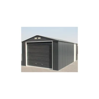 Garage Métal Anthracite DURAMAX 19,95m² Grande Hauteur 2,60m – SUV et Monospace