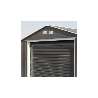 Garage Métal Anthracite DURAMAX 19,95m² Grande Hauteur 2,60m – SUV et Monospace – photo 2