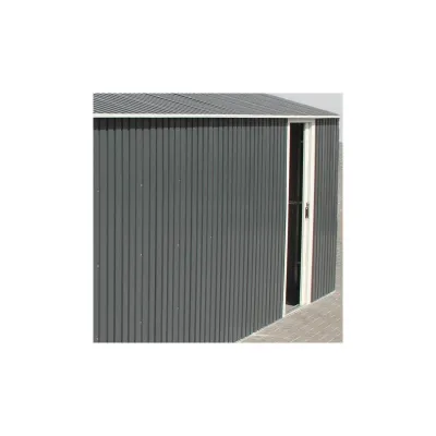 Garage Métal Anthracite DURAMAX 19,95m² Grande Hauteur 2,60m – SUV et Monospace – photo 4