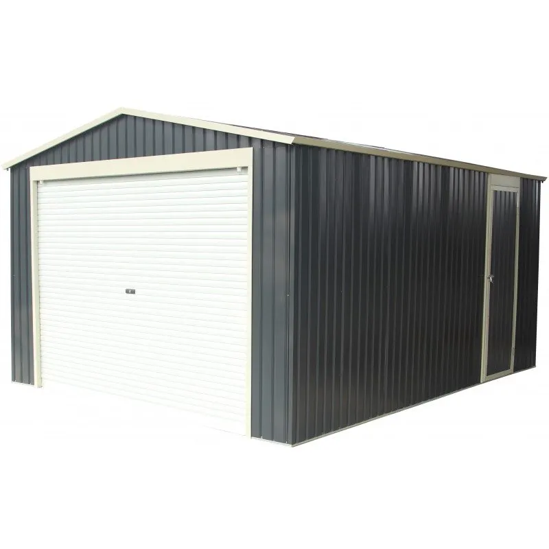 Garage Métal Anthracite 19,52m² Porte Enroulable