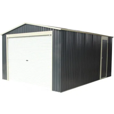 Garage Métal Anthracite 19,52m² Porte Enroulable