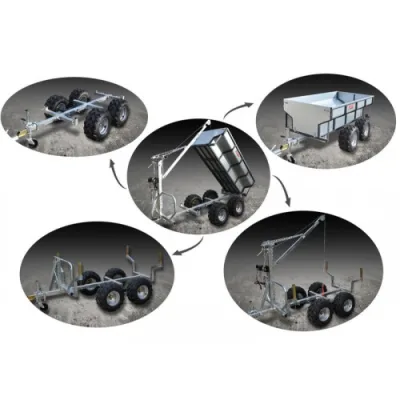 Remorque pour quad multifonction – Vilkan – photo 6
