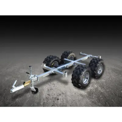 Chassis remorque avec essieu pour quad – Vilkan