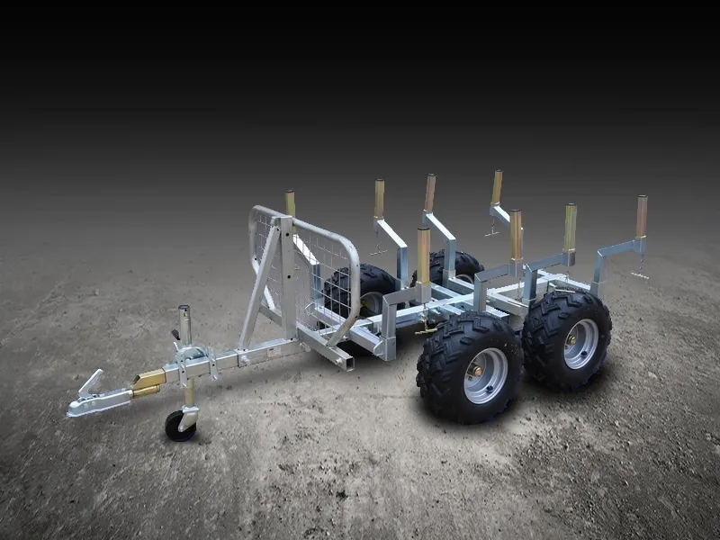 Remorque a bois pour quad 1 000 kg – Vilkan