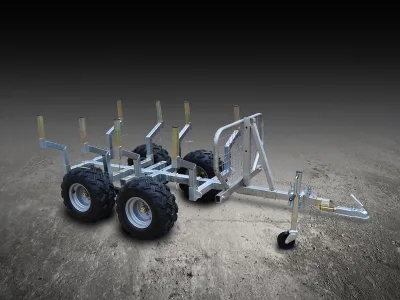 Remorque a bois pour quad 1 000 kg – Vilkan – photo 3