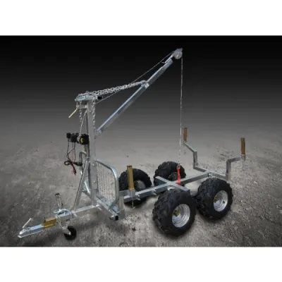 Remorque forestiere pour quad 1000 kg – Vilkan