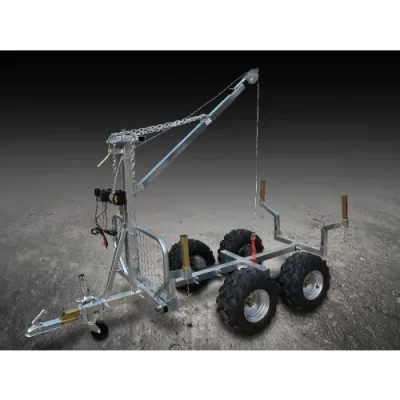 Remorque forestiere pour quad 1000 kg – Vilkan – photo 2