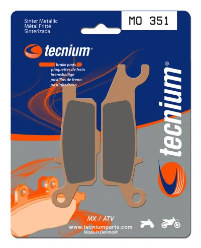 Plaquettes de frein MO 351 pour quad Yamaha – Tecnium