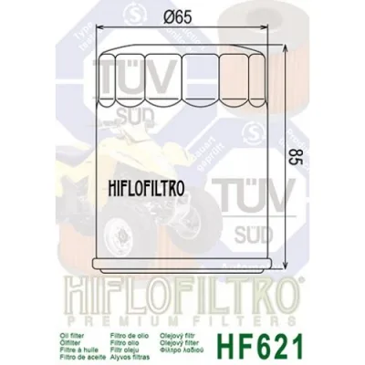 Filtre a huile pour quad – Hiflofiltro HF 621 – photo 4