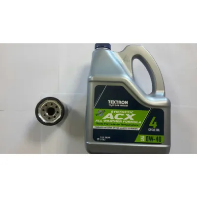 Kit vidange moteur Textron (Arctic Cat) + filtre a huile + huile 0W40 – Arctic Cat