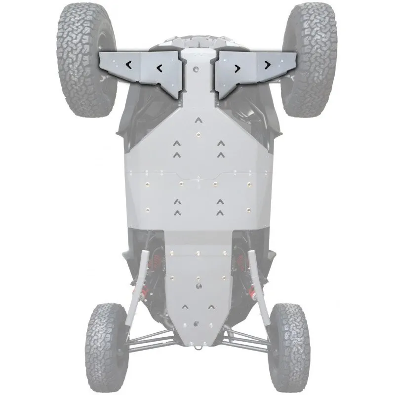 Triangles de protection avant pour Polaris RZR Turbo S – XRW en aluminum