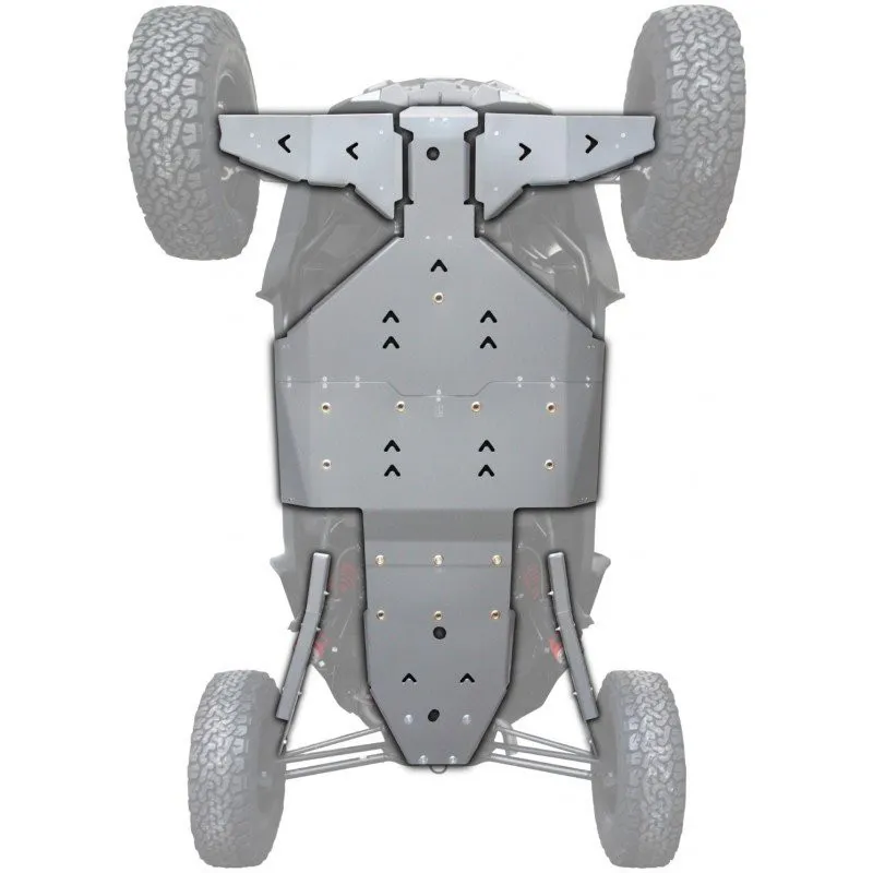 Protection centrale pour Polaris RZR Turbo S – XRW en aluminium (kit intégral)