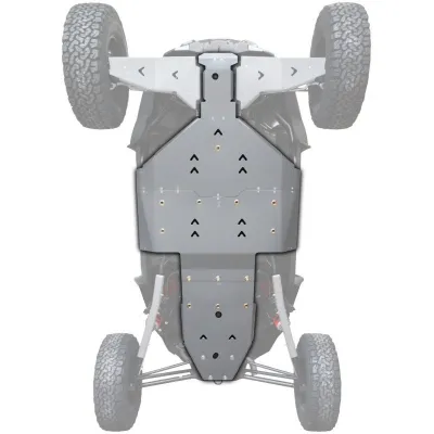 Protection centrale pour Polaris RZR Turbo S – XRW en aluminium
