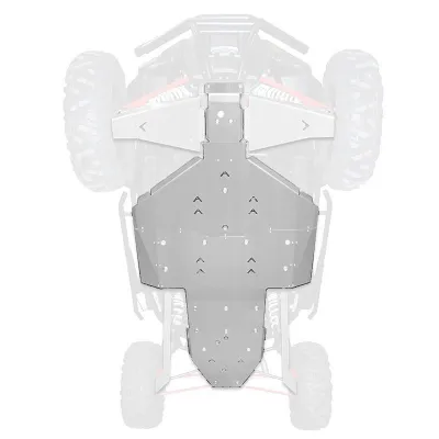 Protection central pour Polaris RZR 1000 Turbo – XRW en aluminium