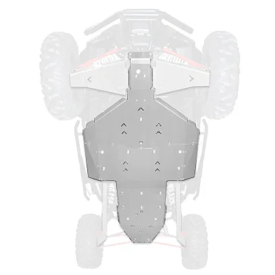 Protection central pour Polaris RZR 1000 Turbo – XRW en aluminium – photo 2