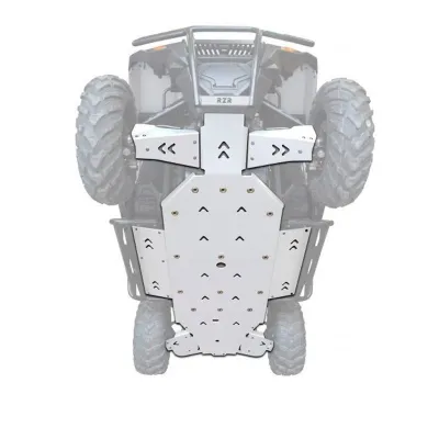 Protection central pour Polaris RZR 570 -XRW en alu