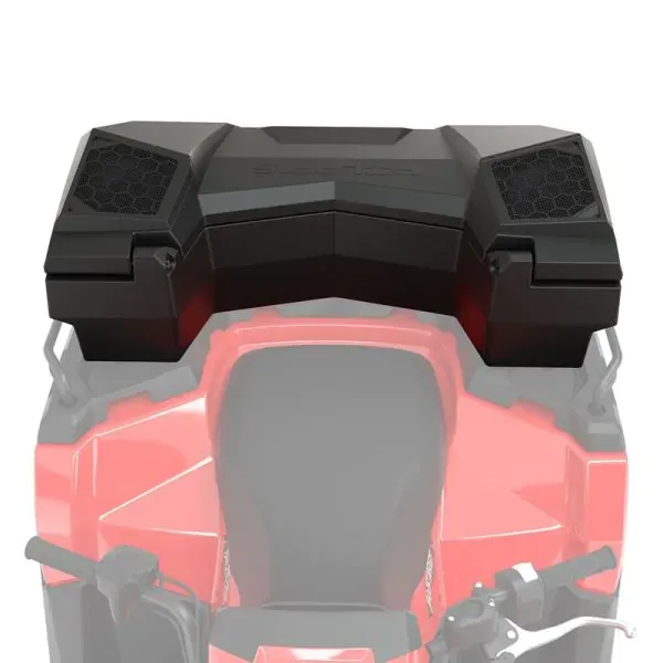 Coffre de rangement audio arriere