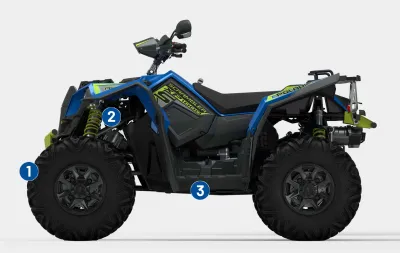 Scrambler XP 1000 S – Quad puissant et spacieux avec moteur de 952 cm3, suspension indépendante et direction assistée – photo 5