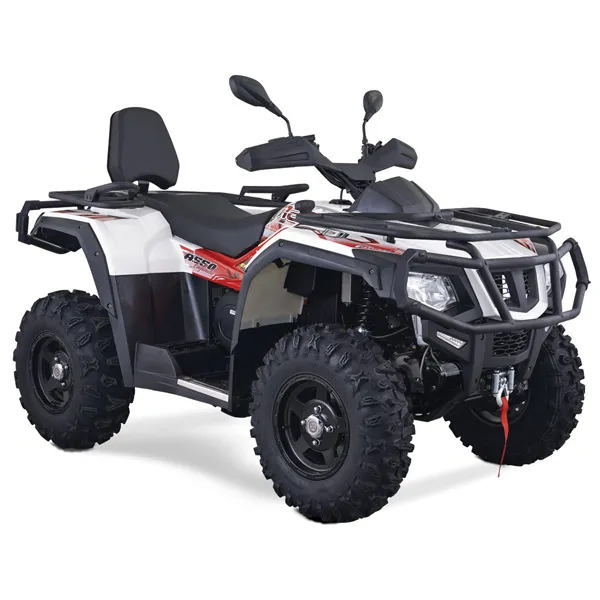 Quad Masai 550 IX EPS: Véhicule Tout-Terrain Polyvalent avec Injection Delphi, 4×4 sur Demande, et Equipements de Confort pour Passagers