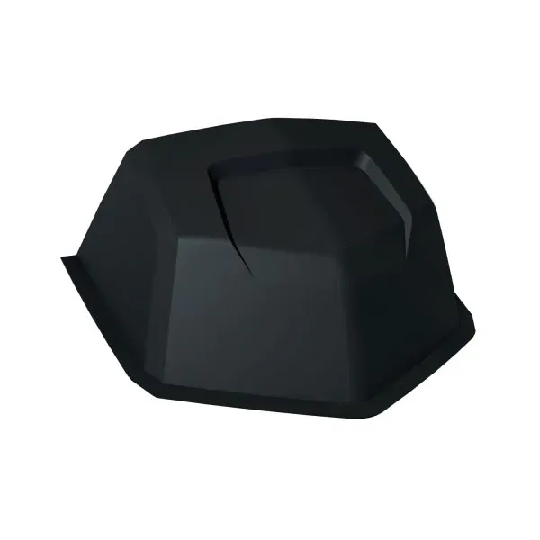Sac de rangement fixé sur porte-bagages quad vue latérale