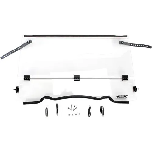 Pare-brise transparent posé sur un Polaris RZR côté passager